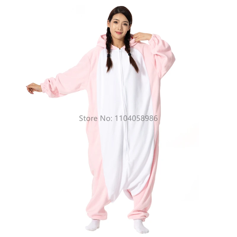 Animale Kigurumi Costume Halloween Tutina Rosa Axolotl Per Le Donne Degli Uomini Per Adulti Bambini Pigiama Del Fumetto Pigiama Cosplay Partito Homewear 5