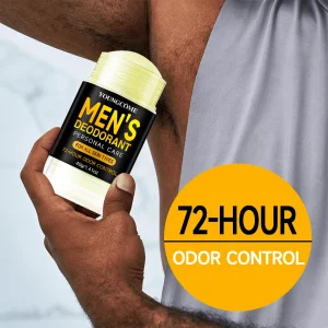 Bastone deodorante in legno di sandalo da uomo Anti sudorazione Mantenere l'asciugatura Fragranza duratura Rimuovi l'odore delle ascelle Ascelle Aggiorna le palette Aggiorna 1