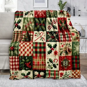 Caramelle scozzesi Coperta in microfibra Coperte super morbide per letto Copriletto Divano decorativo Campeggio Picnic Coperta calda invernale 1