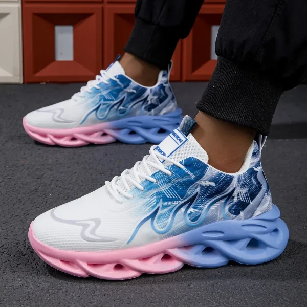 YRZL Scarpe da ginnastica da donna leggere estive da donna scarpe sportive casual da uomo scarpe da ginnastica da jogging traspiranti scarpe da tennis da donna 4