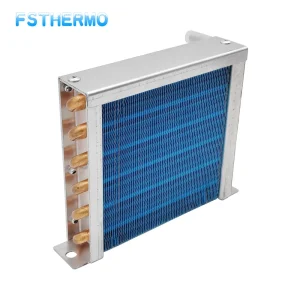 Condensatore in miniatura con cappuccio, evaporatore di raffreddamento domestico, aria condizionata di piccolo volume, radiatore a tubo di rame 1