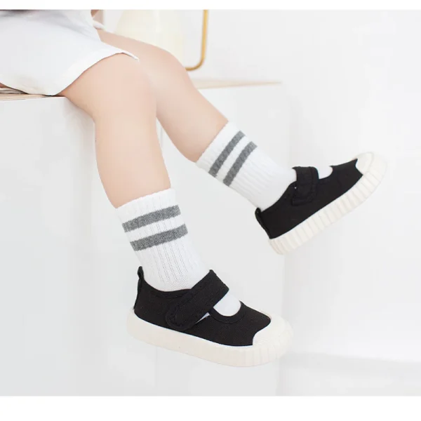 Nuovi calzini sportivi per bambina per bambini neonato madre bambini calzini Sofe calzini per bambini in tinta unita accessori per vestiti per ragazza in cotone 2