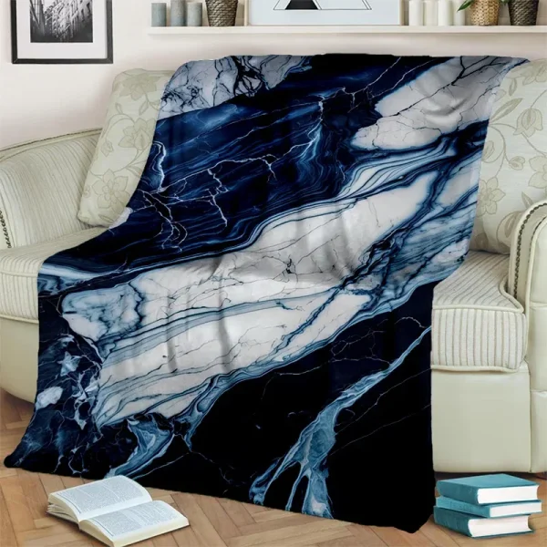 3D lussuoso colore blu verde oro marmo modello coperta, coperta morbida per la casa camera da letto letto divano copertura da viaggio coperta bambino 5