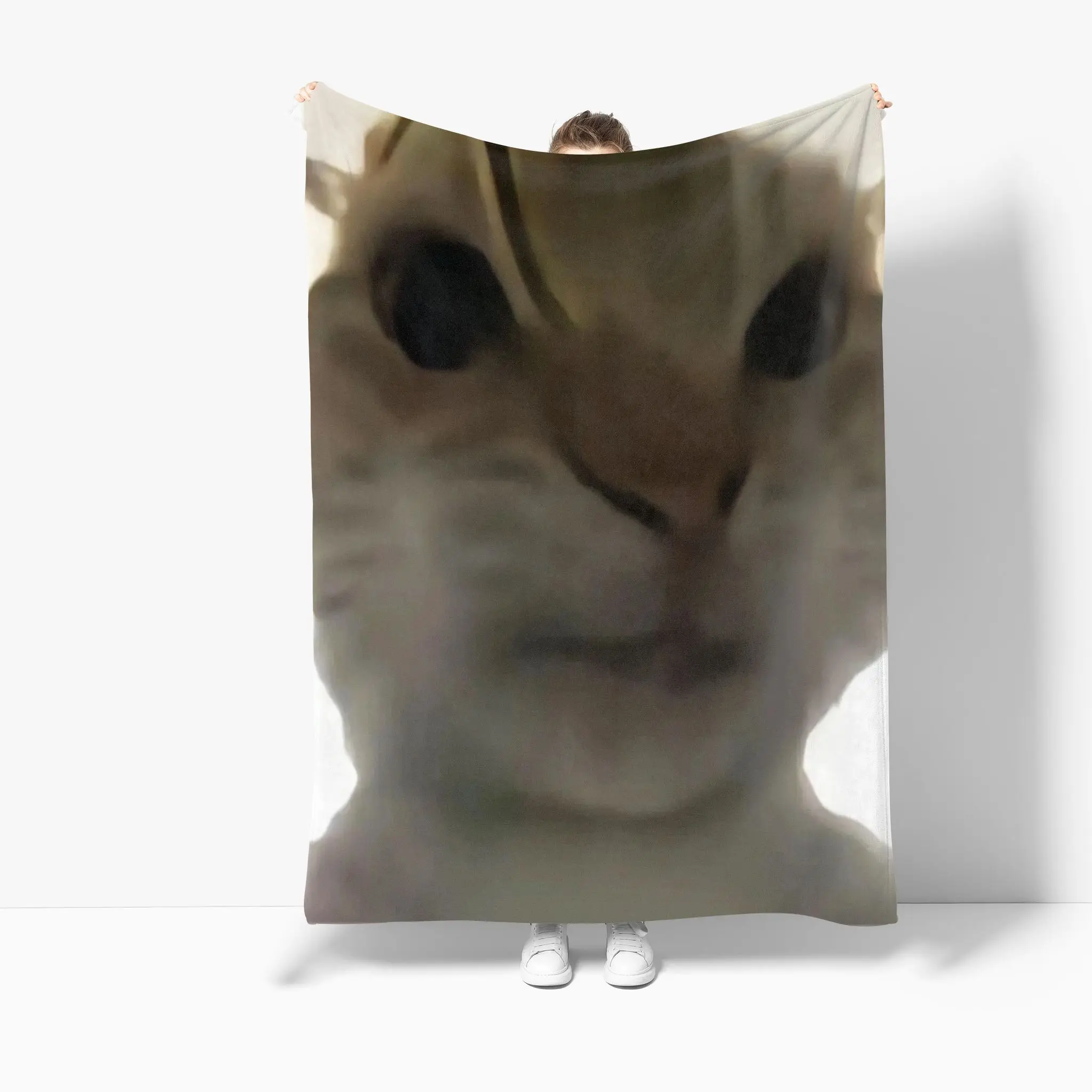 Coperta da tiro con gatto carino per divano letto Divano Coperte morbide e confortevoli Coperta in flanella anti-pilling per la decorazione della casa della camera da letto 1