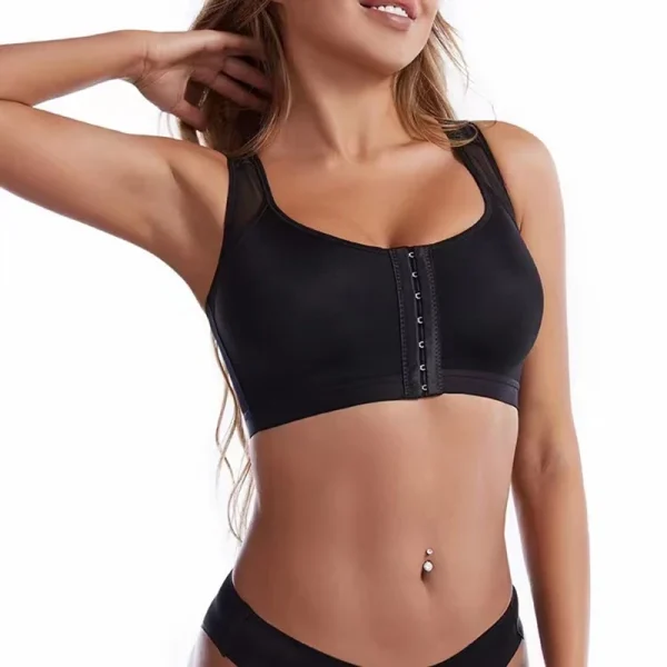 Donne chirurgia Post-chirurgica anteriore aperto supporto completo reggiseno di recupero Non imbottito senza ferretto Post aumento del seno reggiseno operatorio 5