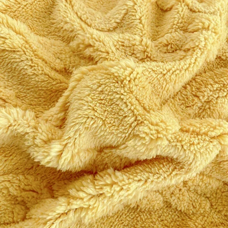 Copripiumino singolo in pile di latte Autunno/inverno Copripiumino in tinta unita caldo addensato per doppio uso 3