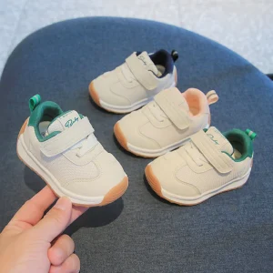 Sneaker per bambini Scarpe per bambini 1-3 anni Ragazzi e ragazze Primavera Autunno Scarpe sportive casual Camminate all'aperto Gomma e PU di alta qualità 1
