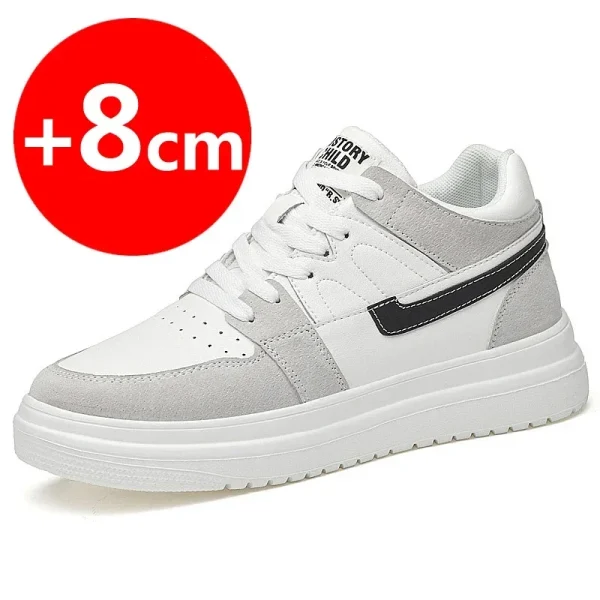 2025 Scarpe da ascensore da uomo scarpe da ginnastica rialzate da uomo 6 cm 8 cm scarpe traspiranti con altezza maggiorata per scarpe sportive da uomo 1