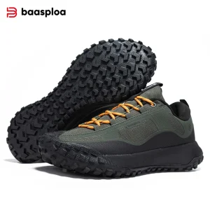 Baasploa Nuovi Uomini Scarpe Da Trekking Anti Splash Acqua Scarpe Da Ginnastica All'aperto per Gli Uomini Comfort Casual Scarpe Da Ginnastica Maschile Antiscivolo Resistente All'usura 1