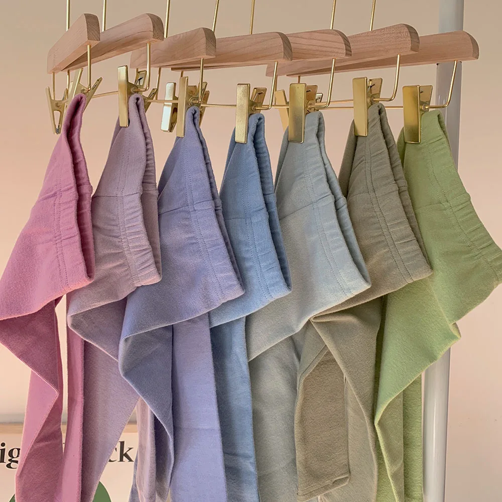 Leggings in cotone per bambini Pantaloni primavera/autunno per ragazze Pantaloni coreani solidi per bambini Pantaloni lunghi elasticizzati Pantaloni per bambini in tessuto 6