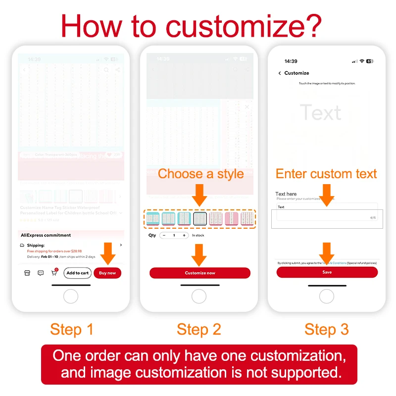 Adesivi con nome impermeabili trasparenti per etichette personalizzate scolastiche, testo multilingue, artigianato fai da te per bambini e marcatura di bottiglie sportive 6
