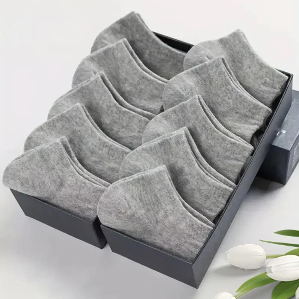 10/20/30/40/50 paia di calzini bassi da uomo con deodorante traspirante - Abbigliamento estivo comodo e traspirante 3