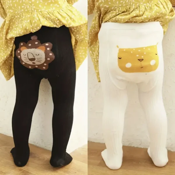 Simpatici leggings interi con collant per neonati per tutte le stagioni per tutti i giorni e occasioni speciali per ragazzi e ragazze, cartoni animati giocosi 3