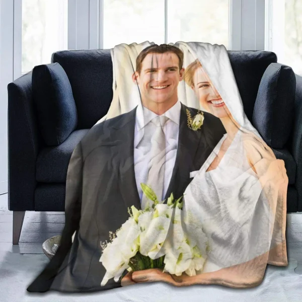 Coperta personalizzata in flanella Coperte calde personalizzate per divano letto Qualsiasi immagine Personalizzazione personalizzata fai-da-te su richiesta Peluche 5