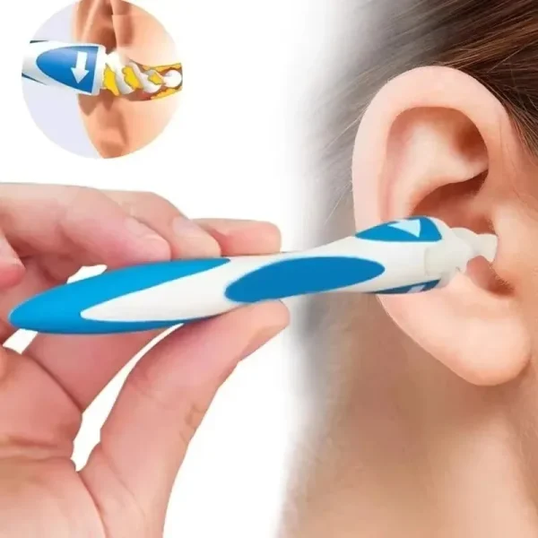 Strumento per la rimozione del cerume Detergente per le orecchie con silicone morbido 16 punte di ricambio semplicemente per afferrare l'estratto del cerume 6
