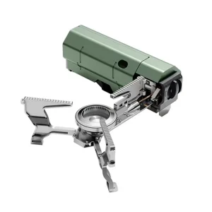 2670W Fornello a gas da campeggio Fornello a cassetta pieghevole portatile Bruciatore a gas da esterno Escursionismo Viaggio BBQ Cottura Grill Fornello Sistema di riscaldamento 1