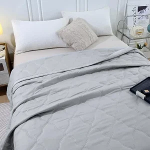 1PC coperta rinfrescante coperta traspirante delicata sulla pelle trapunta termica a doppia faccia comoda trapunta in tinta unita tessili per la casa 1