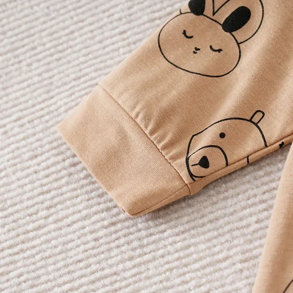 Baby Boys Girls Outfit Infant Cartoon Bear Clothes Toddler tutina Costume pagliaccetto tuta 0-18 mesi manica lunga neonato Trendy 4