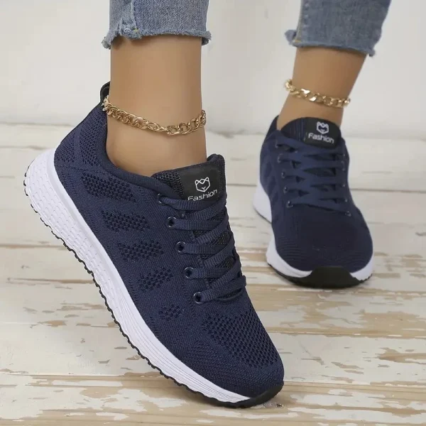 Scarpe basse casual da donna Scarpe sportive Scarpe da ginnastica traspiranti in mesh Scarpe da donna Scarpe da ginnastica femminili con plateau per donna Basket Tenis Feminino 3