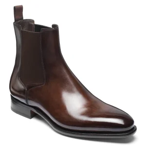 Nuovi stivali Chelsea Scarpe da uomo PU Marrone Moda Versatile Business Casual Stile britannico Street Party Wear Stivaletti classici 1