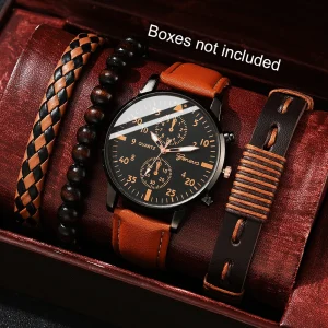 Nuovi orologi moda uomo Hip Hop Orologio da uomo di lusso Orologio da polso sportivo Orologio da polso da uomo Set di braccialetti Relogio Masculino 1