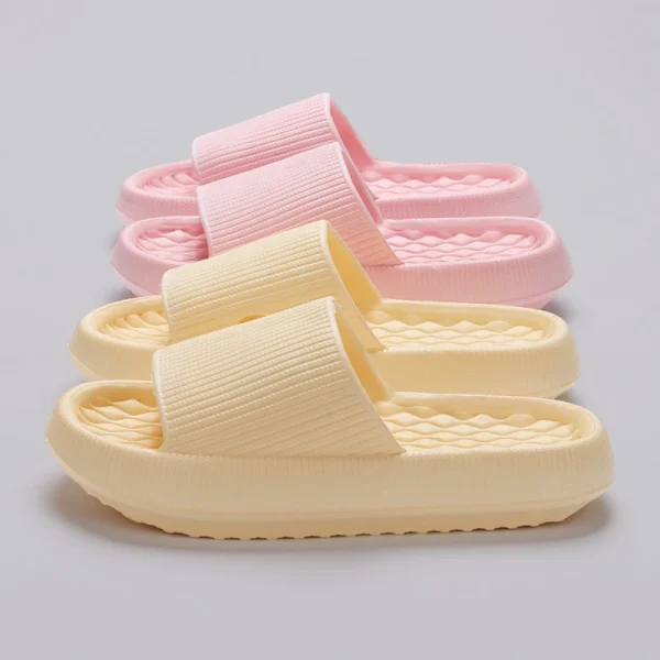 Pantofole a nuvola con fondo spesso donna estate 2024 sandali con plateau con suola morbida leggera donna scarpe da spiaggia antiscivolo casual diapositive 6