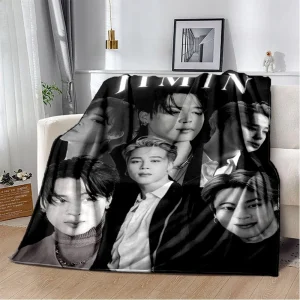 29 Stile Nuovo Kpop JIMIN Kim Seok Jin Star Coperta, Coperta morbida per la casa Camera da letto Divano letto Viaggio Ufficio Copertura Bambini 1