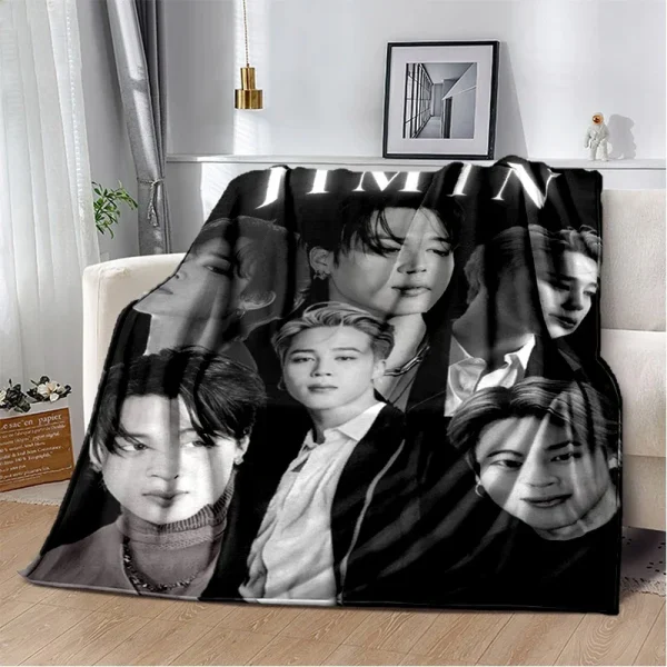29 Stile Nuovo Kpop JIMIN Kim Seok Jin Star Coperta, Coperta morbida per la casa Camera da letto Divano letto Viaggio Ufficio Copertura Bambini 1