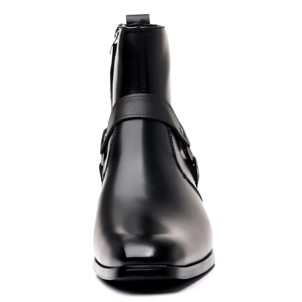 Stivali classici da cavaliere da cowboy occidentali Stivali eleganti da uomo Designer di marca Stivali Chelsea con cerniera laterale da uomo Scarpe comode a punta 47 48 5