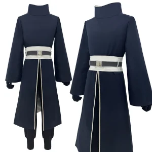 HOLOUN Anime Uchiha Obito Costume Cosplay Cappotto Pantaloni elastici Guanti da cintura Cos Regalo di convenzione Versione per adulti Unisex 1