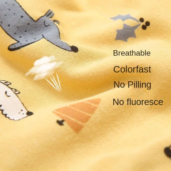Pantaloni da allenamento per pannolini ecologici riutilizzabili Elinfant per bambini, in cotone lavabile impermeabile, per l'apprendimento della pulizia, in tessuto traspirante 3