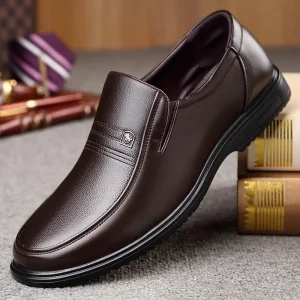 Scarpe fatte a mano in vera pelle mocassini da uomo Slip On Business scarpe Casual classiche in morbida pelle Hombre scarpe da uomo traspiranti piatte 1
