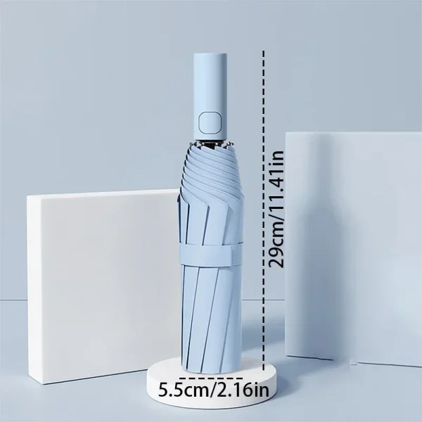 16 Bone Fully Automatic Umbrella Large Size Folding Umbrella Sunshade UV Protection Windproof Outdoor Collapsible Wind Resitance 5