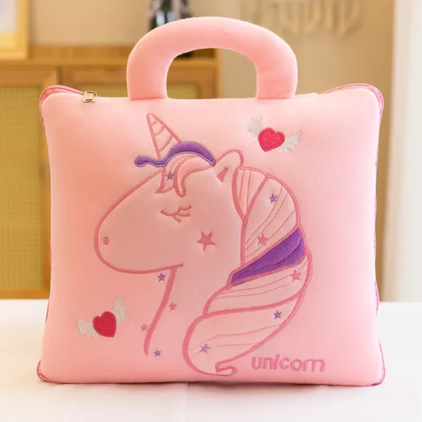 Simpatico cuscino trapunta cuscino a doppio uso pieghevole aria condizionata coperta cuscino interno auto cuscino 3 in 1 cuscino per pisolino da ufficio coperta 4