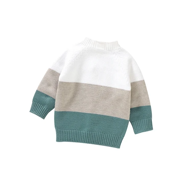Dolce e carino manica lunga O-Collo Primavera e autunno Maglieria Neonati maschi e femmine Maglione per 6-36 mesi Felpa morbida per neonato 2