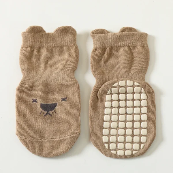 Simpatico cartone animato Primavera Autunno Calzini da pavimento in cotone per bambini Bambino Ragazzi Ragazze Cartoon Calzini antiscivolo per interni Accessori per bambini 1-5 anni 6