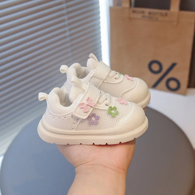 Autunno Inverno Neonate Scarpe Casual Mesh Traspirante Scarpe da ginnastica per bambini Suola morbida antiscivolo Scarpe per bambini Scarpe per neonati 2