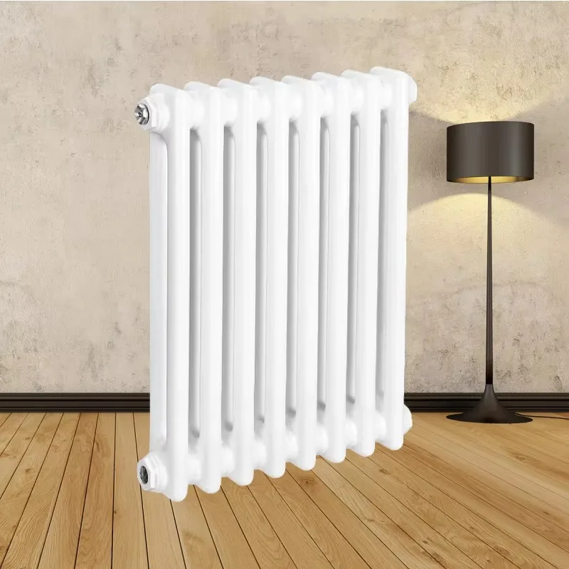 0lClassic Home Heating Radiatori di riscaldamento a doppia colonna in acciaio a basso tenore di carbonio Circolazione dell'acqua calda Sistemi HVAC per la casa e l'hotel Us 3