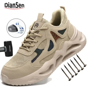 Scarpe antinfortunistiche da lavoro per uomo Scarpe da ginnastica protettive leggere da lavoro Scarpe da uomo Scarpe da lavoro traspiranti antiforatura Scarpe antinfortunistiche da donna 1