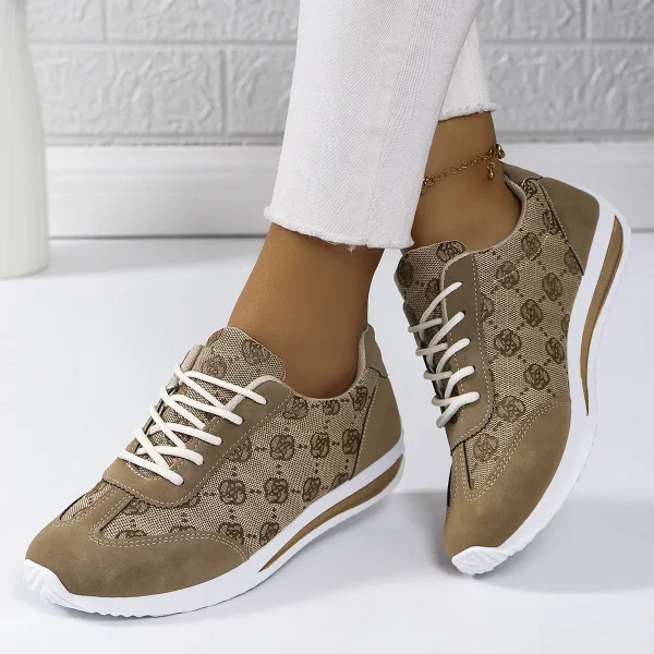 Primavera ed estate donna designer bocca traspirante cinturino incrociato sneakers piatte comode scarpe da ginnastica casual da passeggio Zapatos De Mujer 2