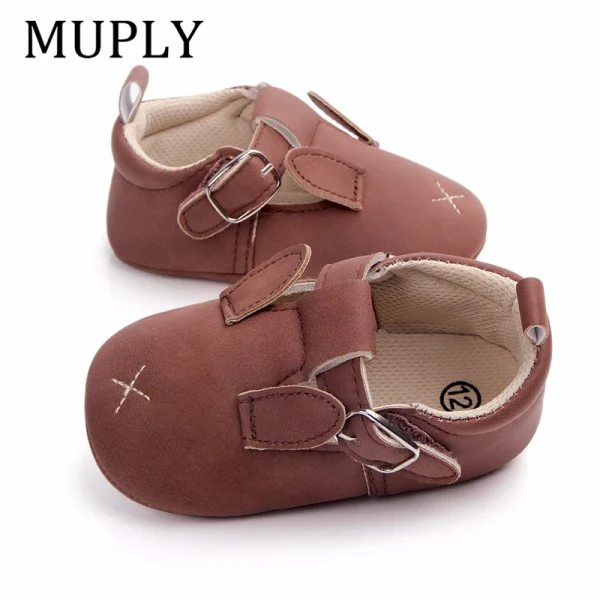 Nuovi 10 colori Cute Animal Print First Walkers suola morbida Pu Leather culla Girls Boys Sneakers Strap scarpe da bambino per Drop Shipping 5