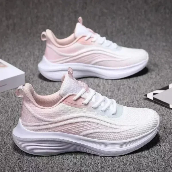 Nuove scarpe da corsa casual da donna 2025 - Mesh antiscivolo traspirante alla moda per l'escursionismo estivo e il tennis Opzione di coppia 5