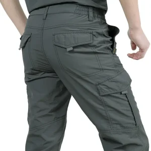 Pantaloni tattici militari Cargo da uomo Pantaloni impermeabili Pantaloni casual Pantaloni da lavoro multitasche resistenti all'usura da uomo 1