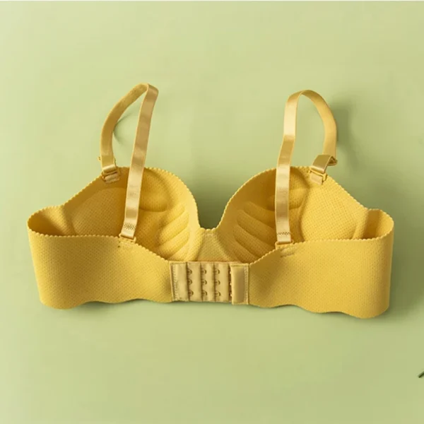 Reggiseno senza cuciture per ragazze di colore solido di alta qualità ragazze Comfort traspirante abbigliamento quotidiano biancheria intima ragazze reggiseno con tracolla rimovibile 2