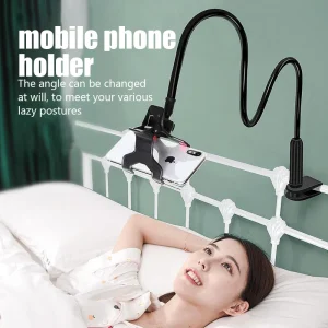 Supporto universale per telefono cellulare Supporto pigro flessibile Clip per telefono cellulare regolabile Staffa di montaggio da tavolo per letto di casa Supporto per smartphone 1