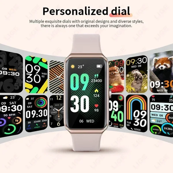 Xiaomi Nuovo 1.47 ''HD Smart Watch Donna Sport Fitness Bracciale Termometro Monitor sanitario Smartwatch da donna impermeabile per Xiaomi 4