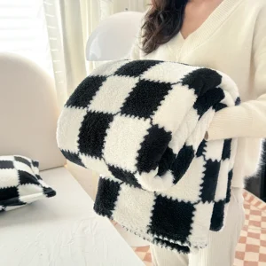 Nuovo panda peluche coperta termica quattro stagioni autunno inverno calda coperta per divano per tiro morbida e confortevole coperta per pisolino gamba al ginocchio 1