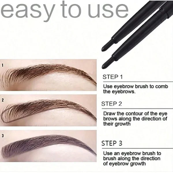 Confezione da 5 matite eyeliner nere impermeabili e resistenti al sudore: a lunga durata, a prova di sbavature per il trucco degli occhi audace, formula EasyGlide per Perf 5