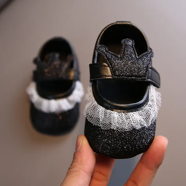 2023 moda estiva neonato scarpe da bambino rosa scarpe con fondo in tessuto antiscivolo ragazza elegante traspirante per il tempo libero scarpe da prima camminata per bambini 4