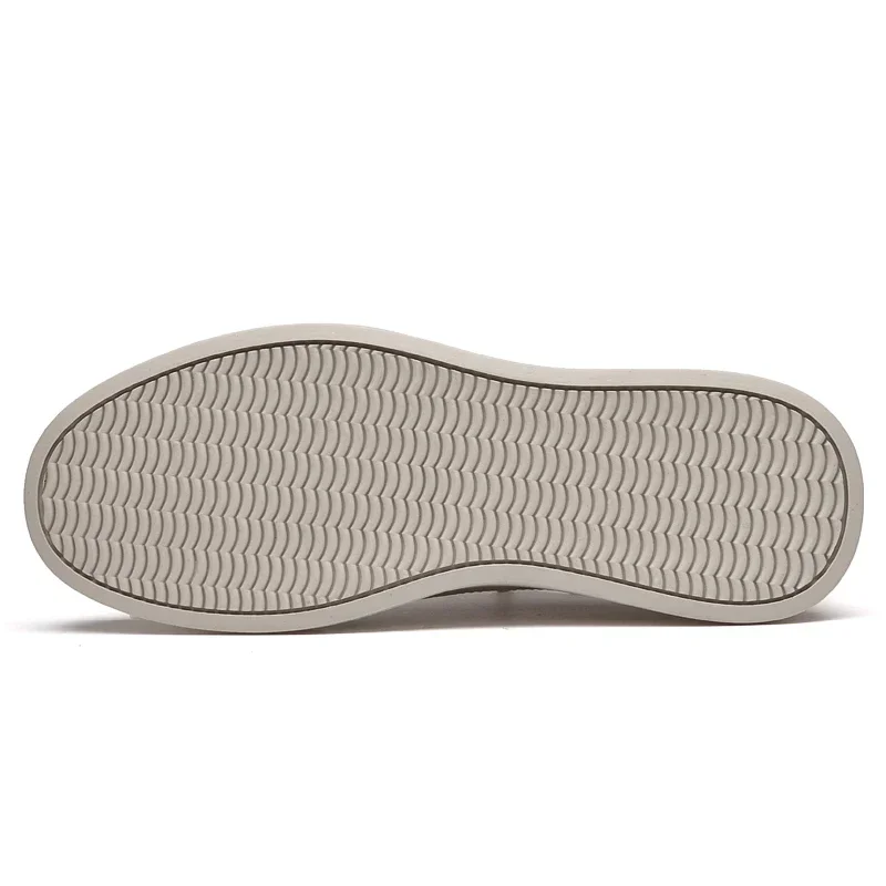 Scarpe Oxford bianche primavera/inverno da uomo in vera pelle da esterno comode scarpe casual traspiranti con suola morbida taglia grande: 36-47 6